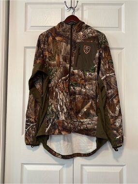 Drake Non Typical Realtree Camo Softshell Hunting Jacket 2XL